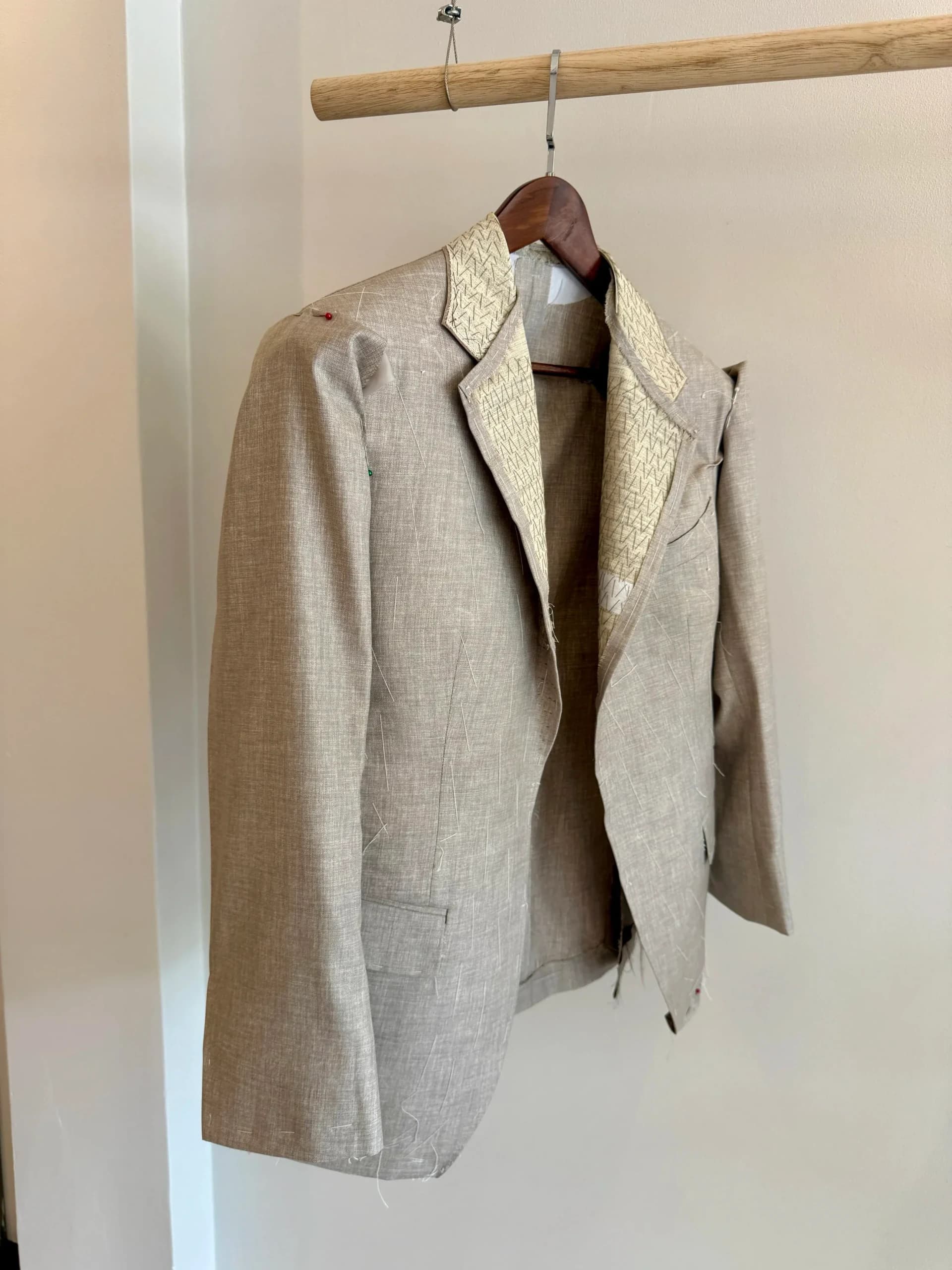 Bespoke navy wool suit by Endel Tailor Bangkok