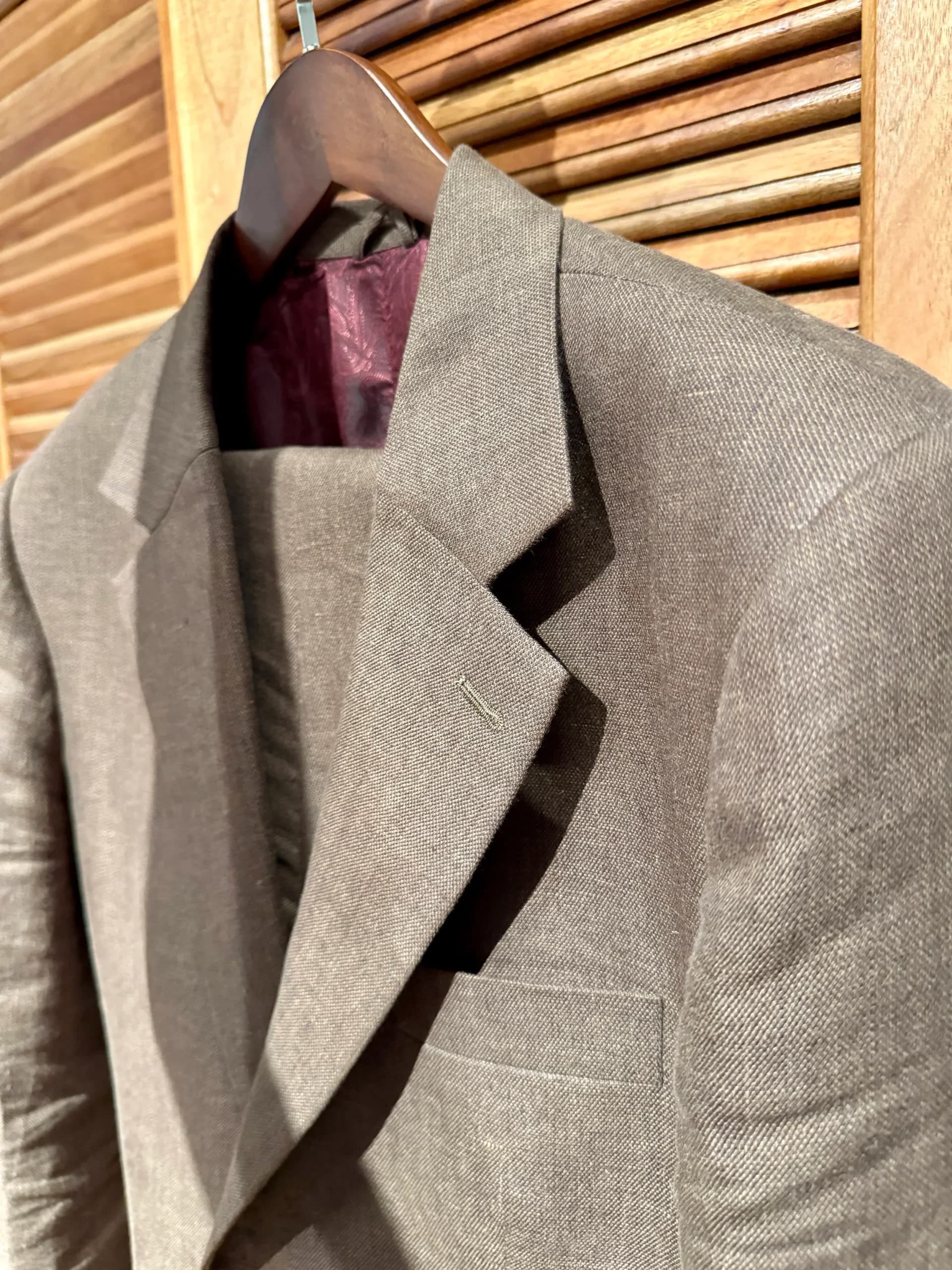 Silk-blend bespoke suit by Endel Tailor Bangkok