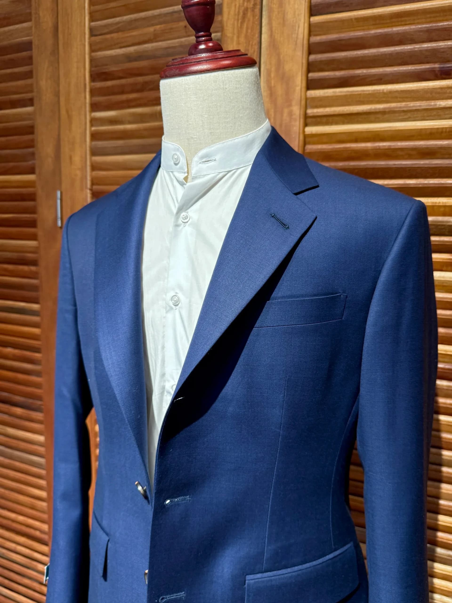 Light gray bespoke summer suit by Endel Tailor Bangkok