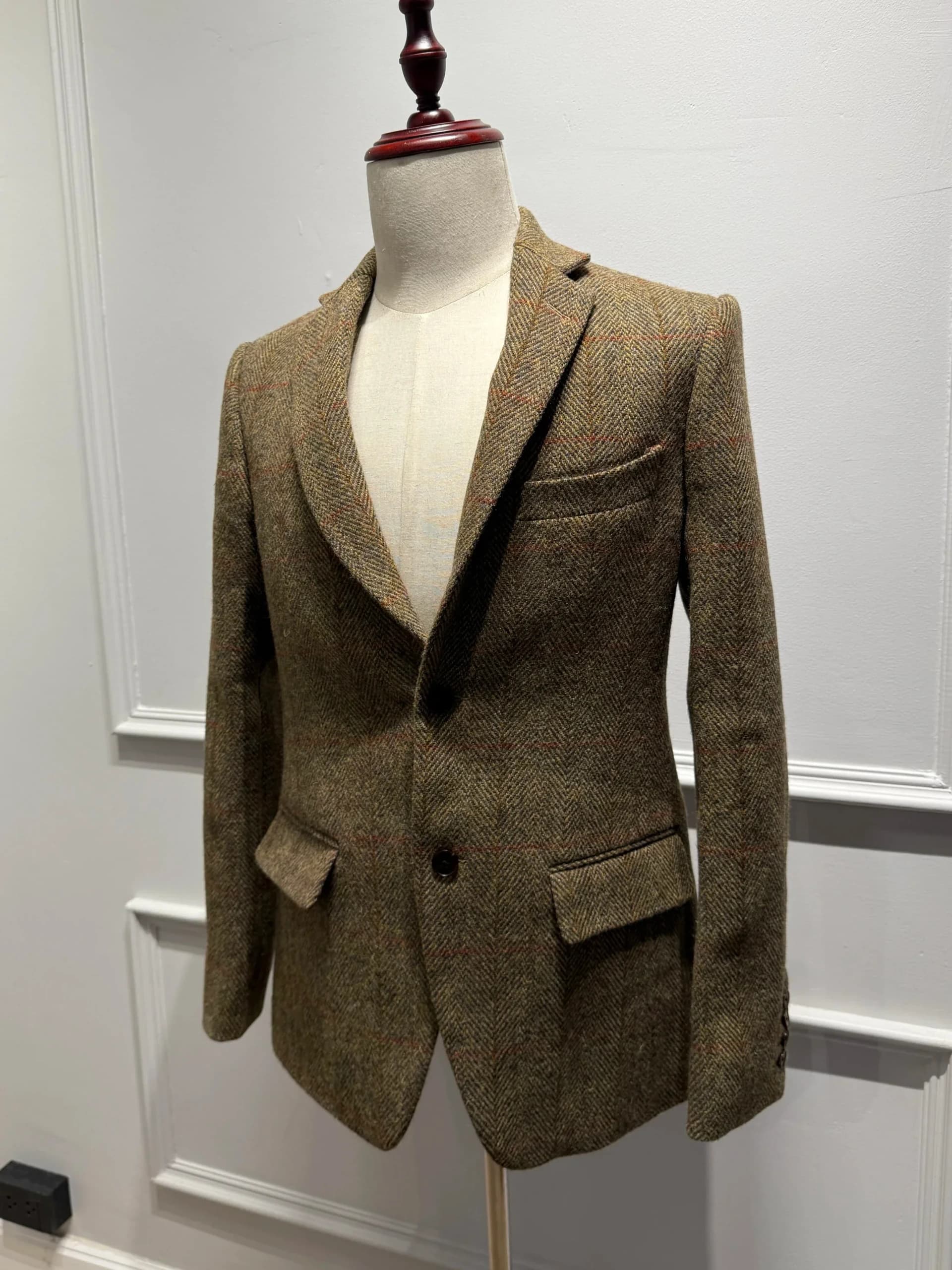 Pinstripe bespoke business suit by Endel Tailor Bangkok