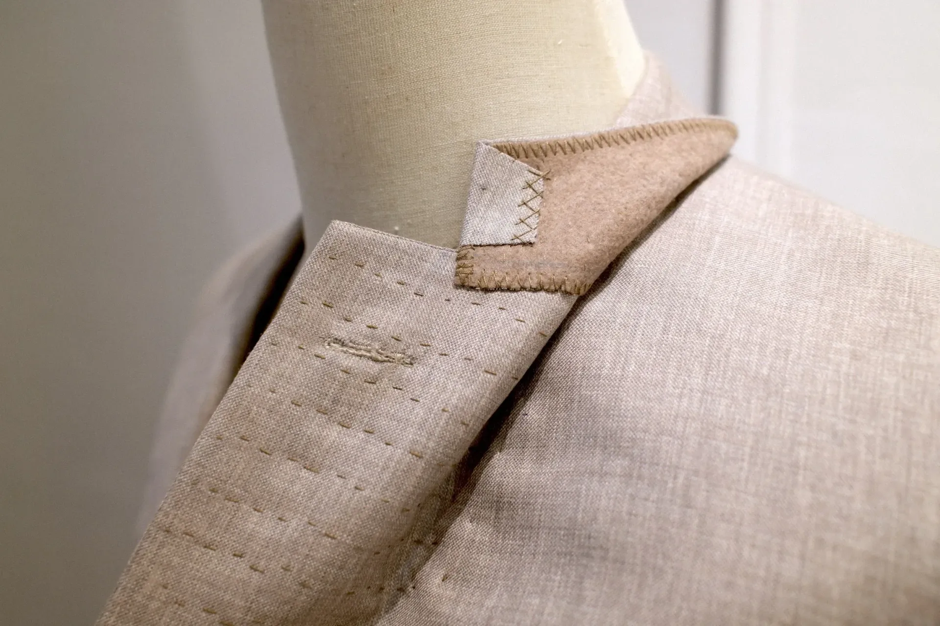 Premium Italian and British fabric selection at Endel Tailor Bangkok