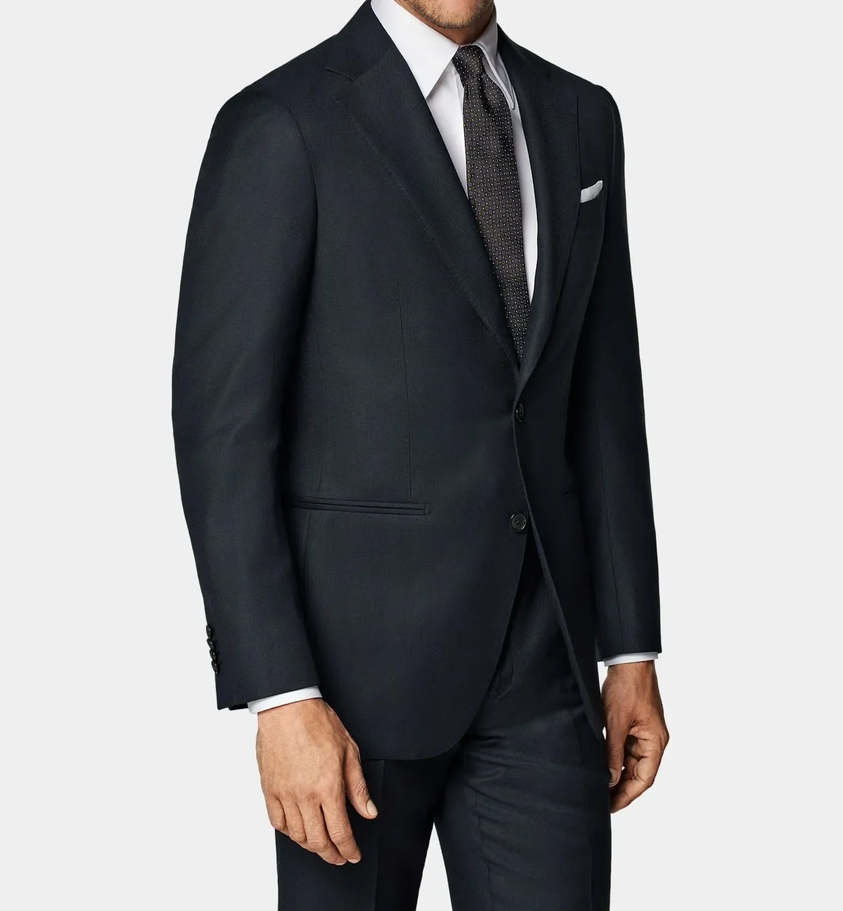 Bespoke two-piece suit in imported 100% Italian and English wool, tailored at Endel Tailor Bangkok